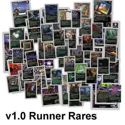 Netrunner CCG: Base (Runner Rare Singles) V1.0 Original 1996 WOTC • $1.95