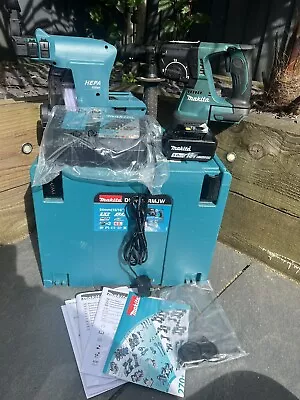 Makita DHR243Z 18V Brushless SDS+ Rotary Hammer In Case + Dust Extraction System • £275