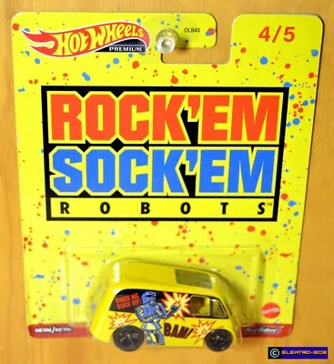 Hot Wheels Rock'Em Sock'Em Robots Van [Premium] 2022 - New/Sealed/VHTF [E-808] • $16.95