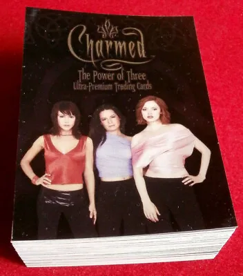 CHARMED - POWER OF THREE - Complete VINTAGE Base Set (72 Cards) - Inkworks 2003 • £27.99