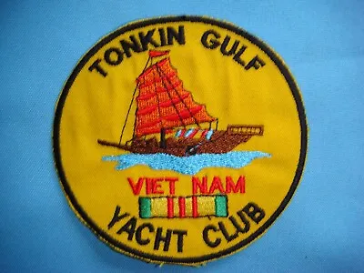 VIETNAM WAR PATCH US 7th FLEET TONKIN GULF YACHT CLUB • $12.98