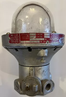 Vintage Industrial Steampunk Killark Explosion Proof Light Fixture Hr-100-150 • $99.99