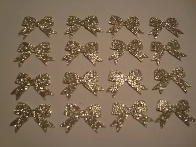 50 Martha Stewart Christmas Glittered Glitter Ribbon Bow Die Cuts Punches Party • $2.50