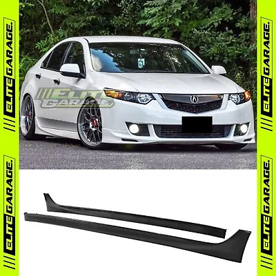 Fits HONDA ACCORD EURO CU2 (08-15) - Type S Style Side Skirt Extensions  • $299