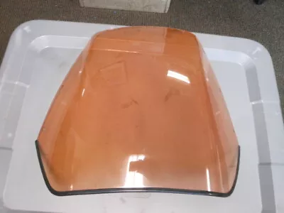 Vintage NOS Motorcycle Orange Tint Slanted Windscreen Windshield • $35.99