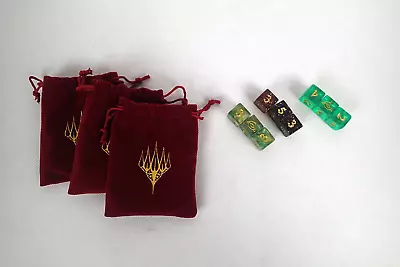 Magic The Gathering Lord Fo The Rings Promo Dice With Dice Bag You Pick • $8.99