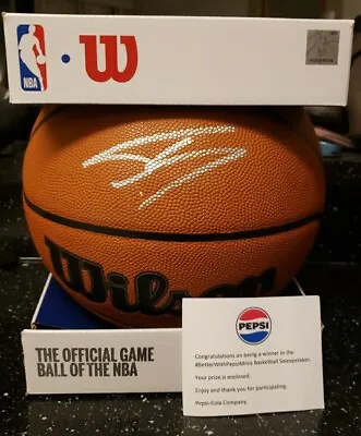 Signed In Silver SHAQUILLE O'NEAL Wilson Basketball SHAQ - Pepsi Promotion Prize • $169