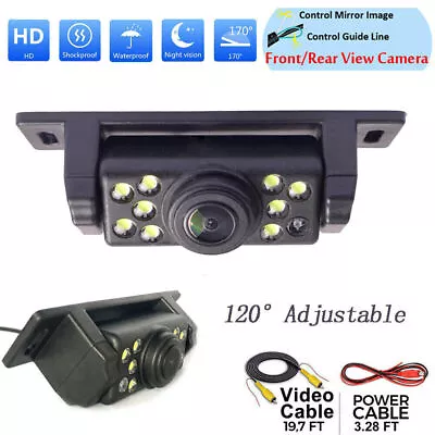 170° Reverse Camera Car Rear View Backup Parking Cam HD Waterproof Night Vision • $22.80