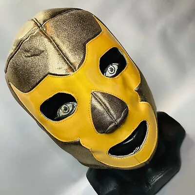 Ramses Luchador Costume Cosplay Mask Nacho Libre Wrestler Gold Colors Mask • $19.99