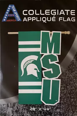 Michigan State Univ Spartans  - Decorative Flag 28  X 44  (Team Sports America) • $14.99
