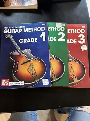 Mel Bay's Modern Guitar Method: Grade 1 & 2 & 3 - Paperbacks By Mel Bay - GOOD • $14.44