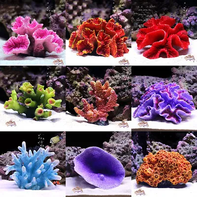$7.88 • Buy Artificial Resin Coral Reef Aquarium  Fish Tank Ornaments Landscapin Home Supply