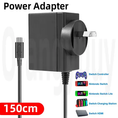 USB-C Type C Switch Charger Power Cable Adapter AU Plug For Nintendo Switch/Lite • $33.99