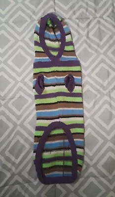 Zack And Zoey Stripe Toggle Hoodie Sweater Size Large  • $6.30