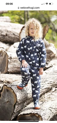 £38 • Buy New Boys Girls Snowsuit Splash Suit Age 1-2 Years Frugi 12-18 18-24 Months