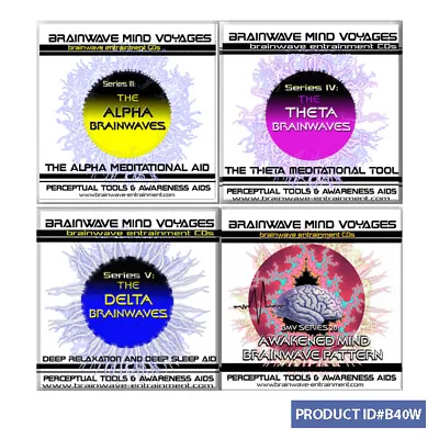 4 Brain Wave Mind Meditation Aid-tune Control Your Brainwave Training Technology • $37.99