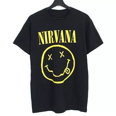 Nirvana Smiley Face T Shirt T-shirt  Nirvana Band Tee Vintage T Shirt • $35.42