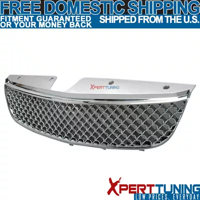 Fits 97 98 99 Chevrolet Chevy Malibu Mesh Front Bumper Hood Grille Grill Chrome • $53.67