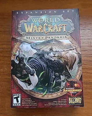  MISTS OF PANDARIA PC CD-ROM GAME EXPANSION (WORLD OF WARCRAFT) - No Scratches! • $10.99