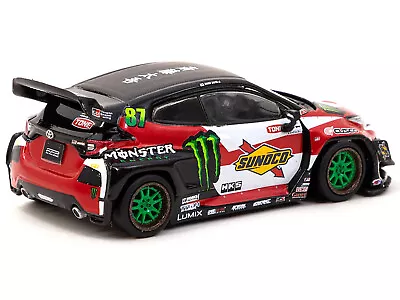 Toyota Yaris #87 Red White W Black Top Graphics Monster Energy - Pandem Drift Ca • $35.17