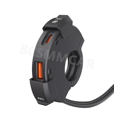 Phone Charger QC3.0 Fast Charging Motorcycle USB Charger Adapter Waterproof ABS • $21.89