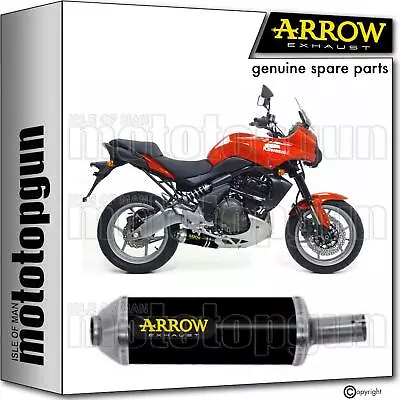 Exhaust Black Aluminium Mrt Arrow Kawasaki Versys 650 07/14 • $366.30