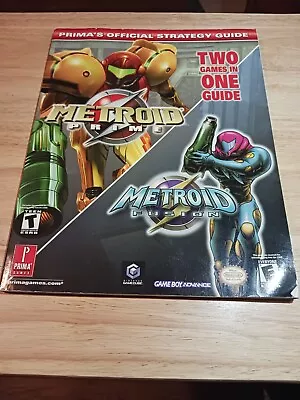 Metroid Prime & Fusion Strategy Guide 2 In 1 Prima Official!!!!..... • $59.99