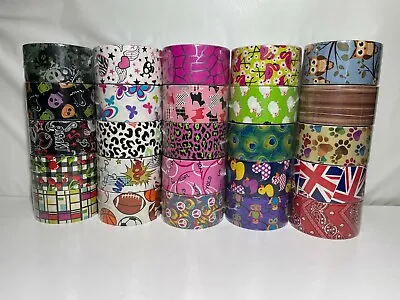 $24 • Buy NEW/SEALED Duck Tape Pick Your Print RARE/RETIRED Craft Single Roll 10 Yds