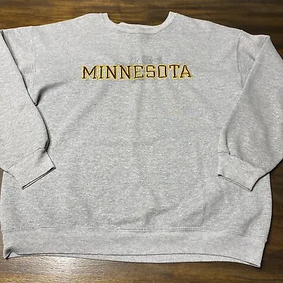 Vintage 90s Champion Minnesota Gophers Crewneck Sweatshirt USA Large • $29.99