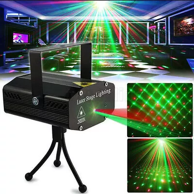 Laser Projector Stage Light Mini LED R&G Lighting Xmas Party DJ Disco KTV Show • $14.85