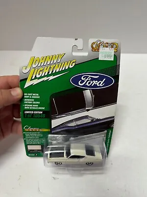 Johnny Lightning 1969 Ford Torino Talladega White 1/64 Diecast Mib New • $10