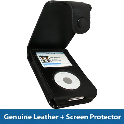 £9.99 • Buy Black Leather Case Cover For Apple IPod Classic 80gb 120gb 160gb 6th Generation