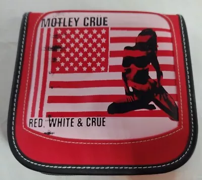 Motley Crue CD Case Holder Red White & Crue:  Licensed Rare 2005 • $18