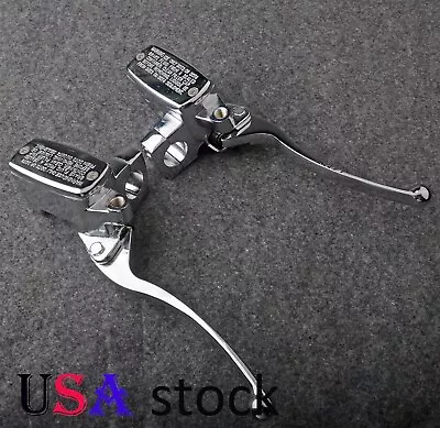 US Chrome Brake Master Cylinder Clutch Levers For Suzuki Boulevard C90 S50 S83 • $41.98