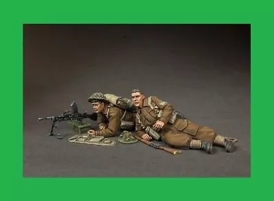 1/35 Scale British Ww2 Resin Figures Model Kit 2 Soldiers Unpainted • £5.99