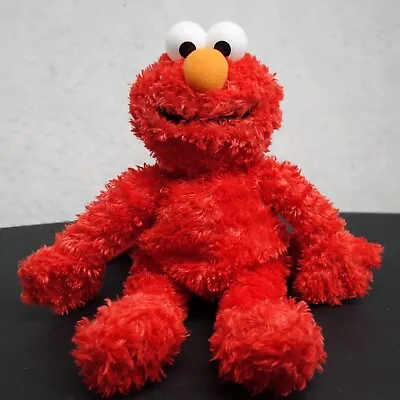  Sesame Street Elmo Toddler BACK PACK Stuffed Plush Red Vintage 2003 • $20.68