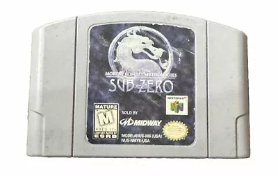 Mortal Kombat Mythologies Sub-Zero (Nintendo 64 N64 Cartridge Only Authentic) • $18.17