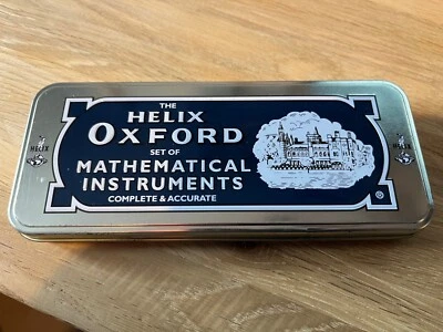 £0.99 • Buy 8 Piece Maths Set - Geometry Compass Ruler Protector School College In Tin Case