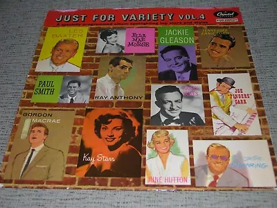 JUST FOR VARIETY (VG+) VOLUME 4 Ray Anthony + 11 More (EX) 1957 Capitol LP T947 • $14.99