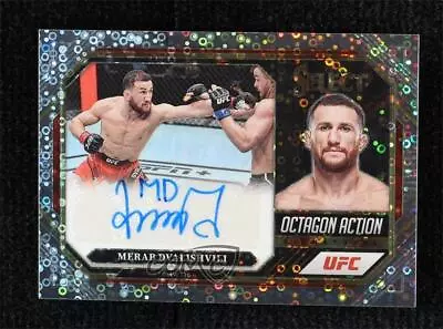 2023 Select UFC Octagon Action Signatures H2 Disco Prizm Merab Dvalishvili Auto • $0.99