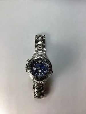 Rare Seiko MARINEMASTER Kinetic Scuba 200m 5m65-0a60 • $600