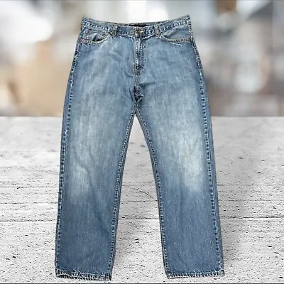 Vintage Calvin Klein Straight Leg Medium Wash Classic Men's Denim Blue Jeans 36 • $22.99