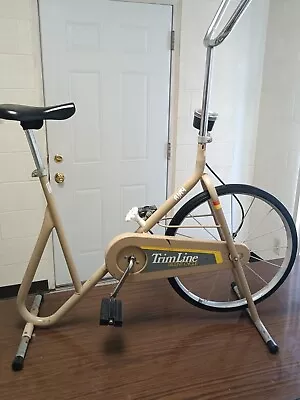Vintage Rare Trimline AJAY SILENT CYCLE EXERCISE BIKE Stationary Art Or Prop • $109