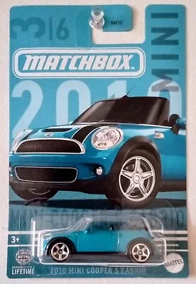 Matchbox 2010 Mini Cooper S Cabrio. (1:64) • $4