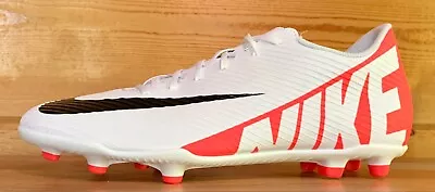 Mens Mercurial Vapor Club 15 FG Soccer Cleats Size 10.5 WHITE/BRIGHT CRIMSON • $49.99