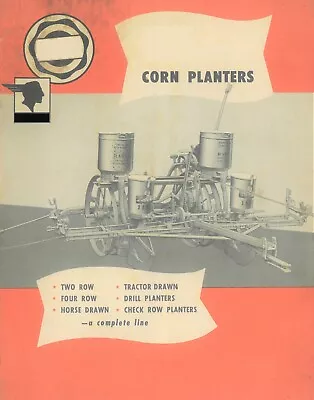 Co-Op Black Hawk 2 4 Check Row Corn Drill Planters Sales Brochure Coop Blackhawk • $20