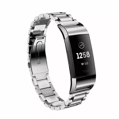 $13.69 • Buy Stainless Steel Metal Strap Replacement Watch Band For Fitbit Charge 2 3 4 5