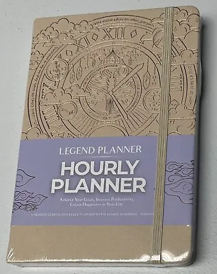 Legend Planner Hourly Schedule A5 Edition Undated Deluxe 12 Month Weekly Sealed • $15.99