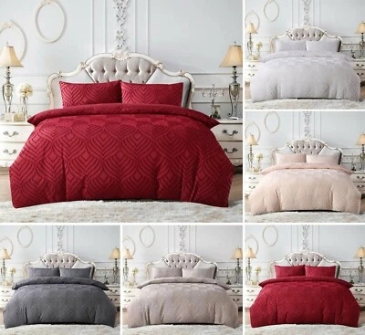 £25.99 • Buy Modern 3 PCs Bed Set Quilt Duvet Cover Chelsea Bedding Set With Pillow Cases