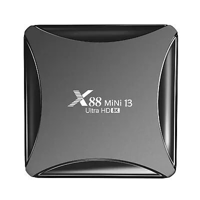 1 × MINI X88 RK3528 Smart TV Box Android 13 8K Dual Band Wifi 64GB Media Player • $36.58